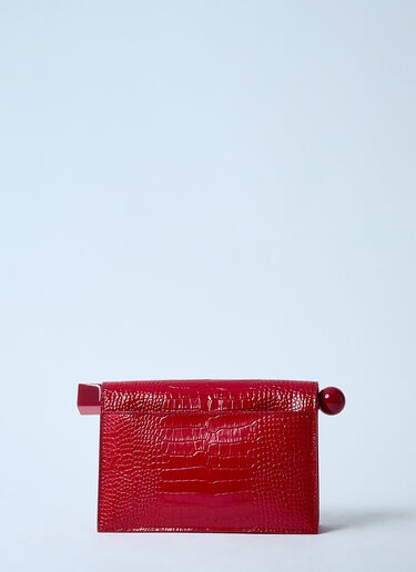 Jacquemus La Pochette Rond Carré Clutch Red jac0260028