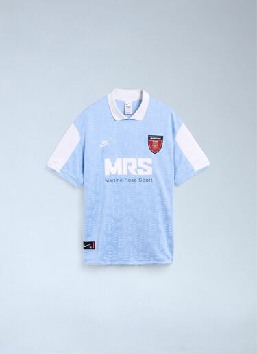 Logo Motif Polo Shirt Nike x Martine Rose Logo Motif Polo Shirt Blue nik0362105