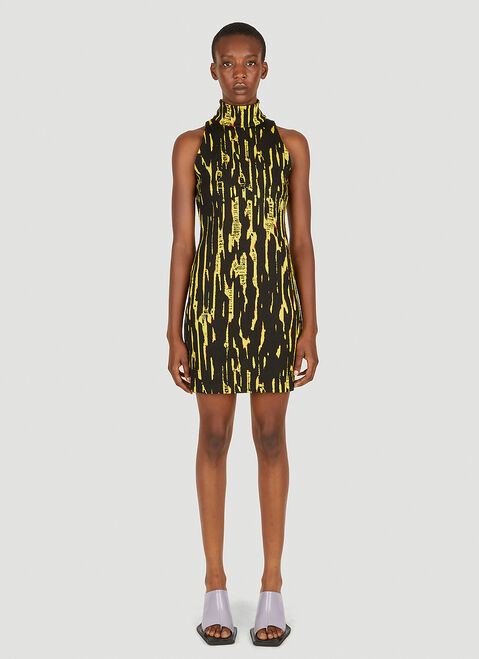 Ambush High Neck Knit Dress Black amb0250020