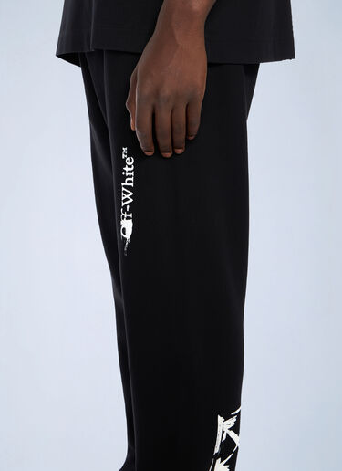 Off-White Ink Arrow Cuffed Track Pants Black ofw0162029