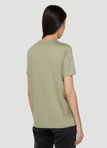 Acne Studios Face T-Shirt Khaki acn0247009