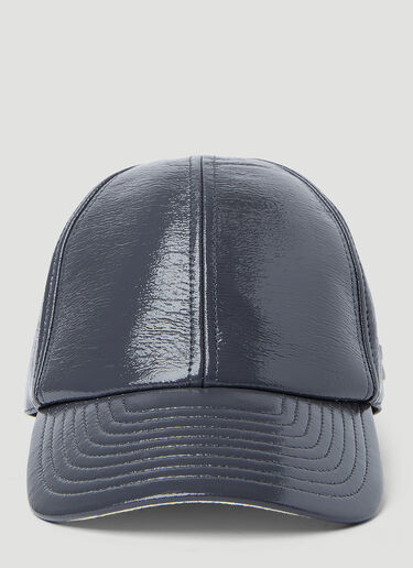 Courrèges Signature Vinyle Baseball Cap Grey cou0354002