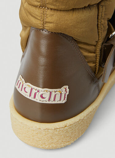 Isabel Marant Zenora Snow Boots Khaki ibm0249027