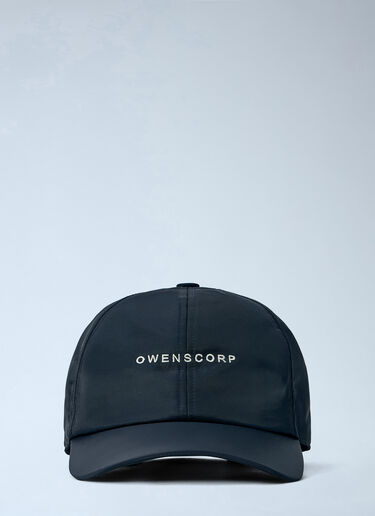 Rick Owens Embroidered Logo Baseball Cap Black ric0165034