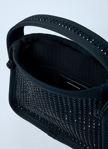 Alexander Wang Small Ryan Rhinestone Handbag Black awg0259042