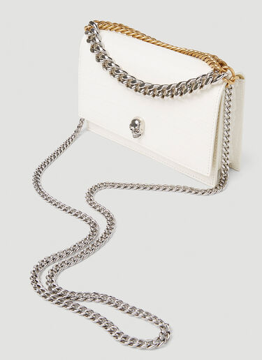 Alexander McQueen Small Skull Shoulder Bag Ivory amq0251008