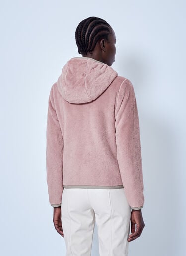 LN-CC® - Moncler Grenoble: Polartec® Padded Zip-Up Hoodie - Pink Moncler Grenoble Polartec® Padded Zip-Up Hoodie Pink mog0265020