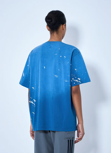 LN-CC® - adidas x SFTM: 007 Cotton T-Shirt - Blue adidas x SFTM 007 Cotton T-Shirt Blue asf0364003
