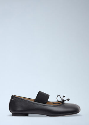 MM6 Maison Margiela Anatomic Ballerina Shoes Black mmm0257012