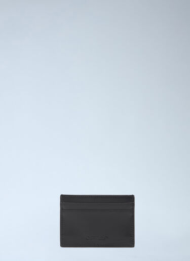 LN-CC® - Off-White: Diagonal Tape Card Case - Black Off-White Diagonal Tape Card Case Black ofw0164328