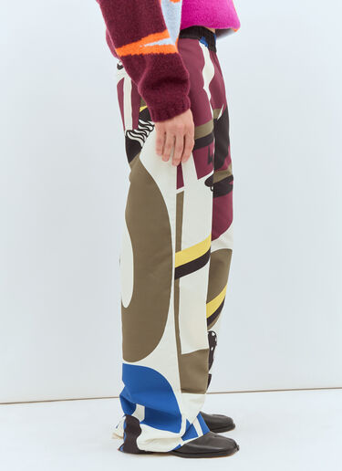 Walter Van Beirendonck 印花长裤  彩色 wlt0158004