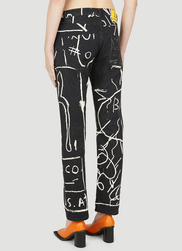 Honey Fucking Dijon Basquiat Jeans Black hdj0352002