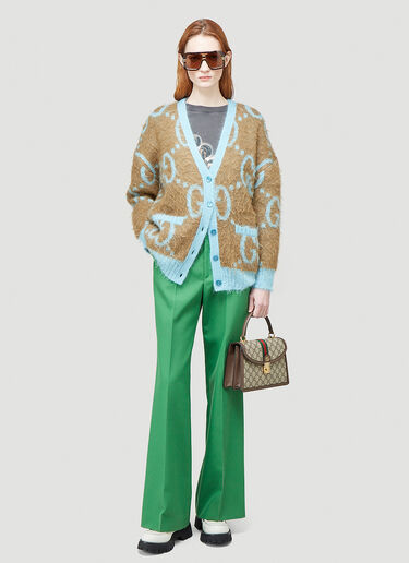 Gucci Reversible GG Cardigan Brown guc0243017