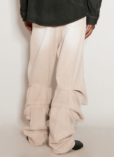 Y/PROJECT Draped Cuff Jeans Beige ypr0156004