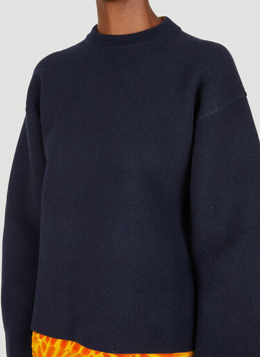 Jil Sander Wide Sleeve Sweater Blue jil0249009