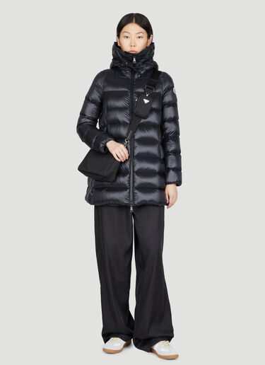 Moncler Suyen Long Down Jacket Black mon0254018