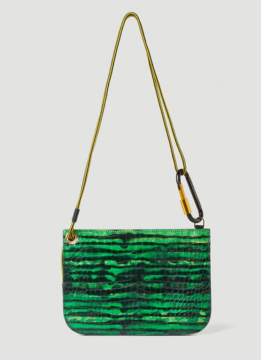 Aries Watercolour Bobby Shoulder Bag Green ari0250004
