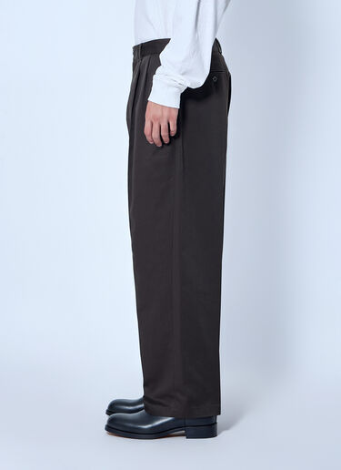 The Row Nesper Wide-Leg Drill Pants Brown row0166002