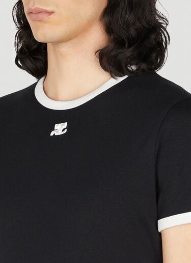 Courrèges Bumpy T 恤 黑色 cou0151001