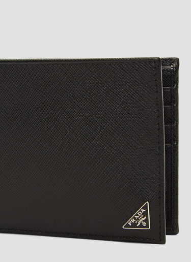 Prada Saffiano Leather Bi-fold Wallet Black pra0135043