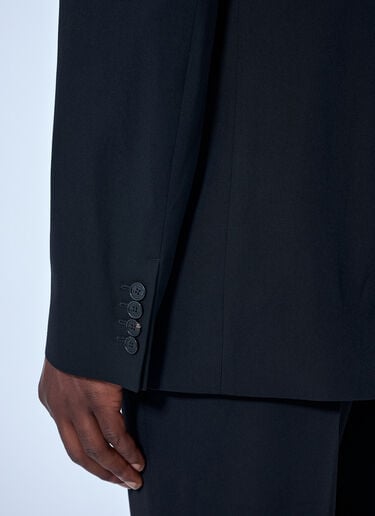 LN-CC® - Acne Studios: Fitted Suit Jacket - Black Acne Studios Fitted Suit Jacket Black acn0165047