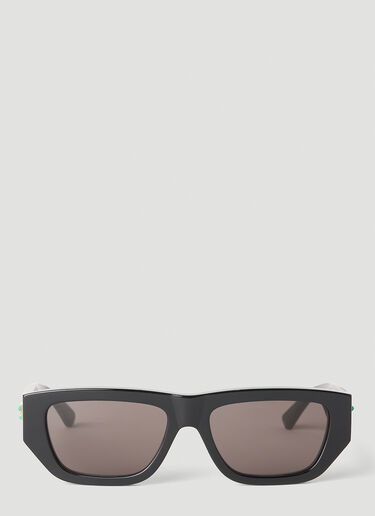 Bottega Veneta Rectangular Frame Sunglasses Black bos0353002