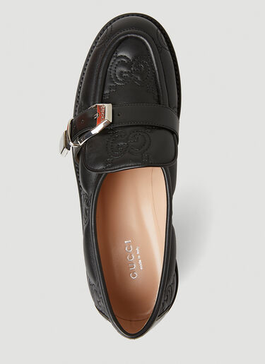 Gucci GG Matelassé Loafers Black guc0251086