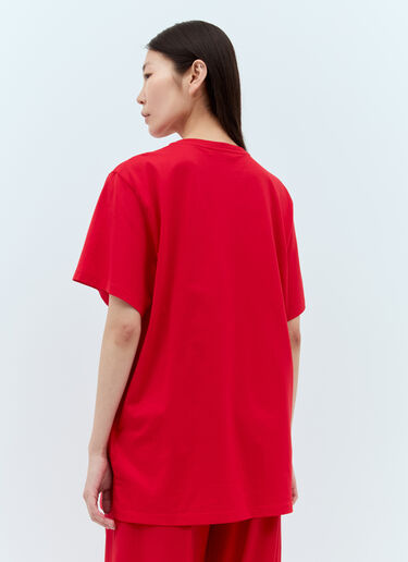 Max Mara Logo Embroidery T-Shirt Red max0257031