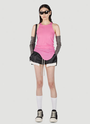 Rick Owens Basic Rib Tank Top Pink ric0251025