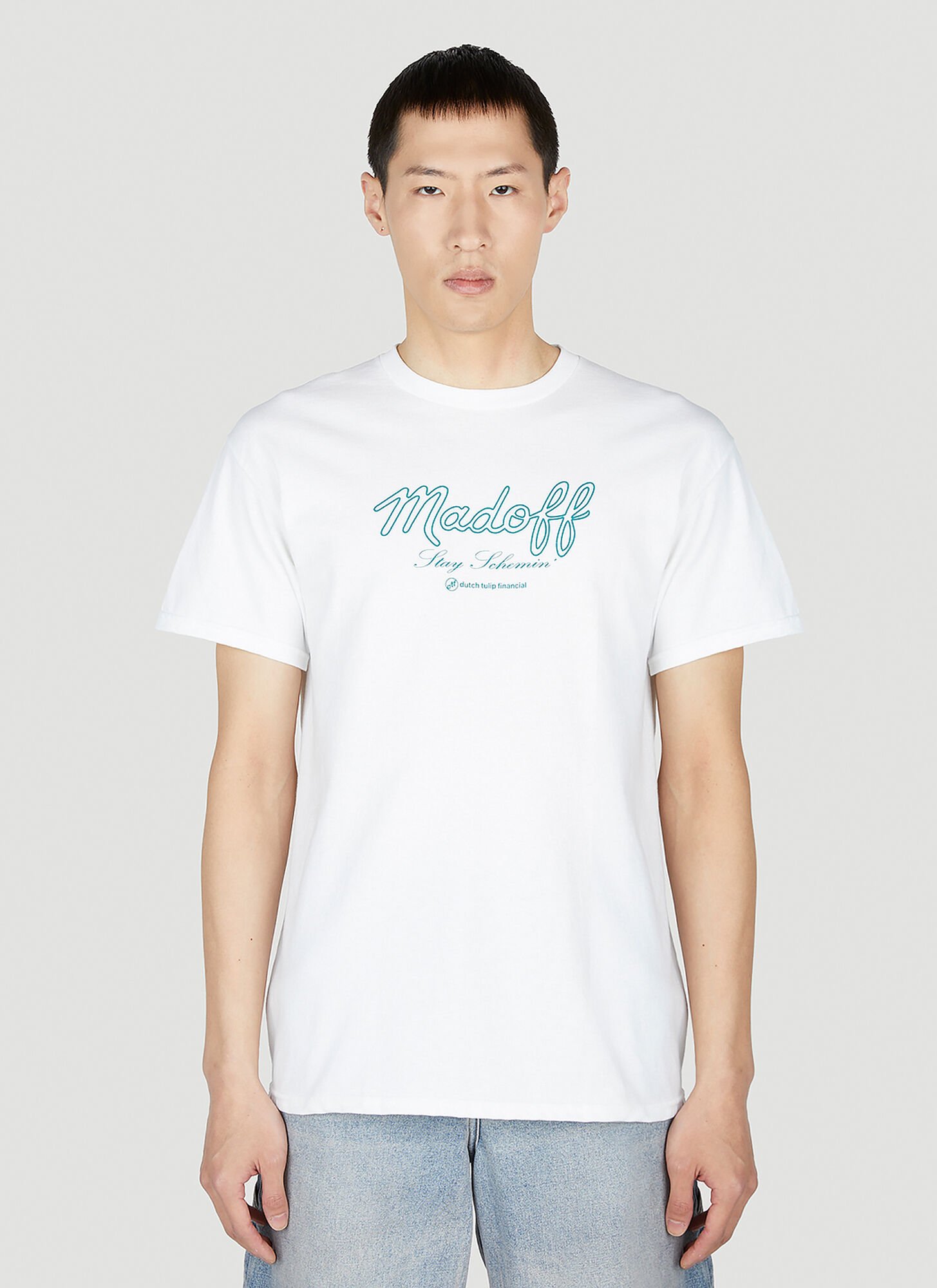Dtf.nyc Madoff Short Sleeve T-shirt Male White
