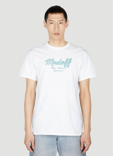 DTF.NYC Madoff Short Sleeve T-Shirt White dtf0152009
