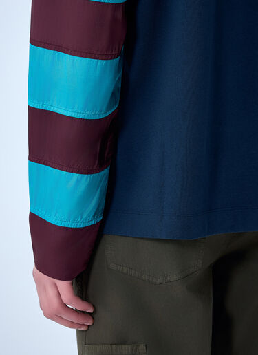 Dries Van Noten Contras Sleeves T-Shirt Navy dvn0163023