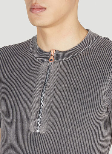Diesel K-Erry Knitted T-Shirt Grey dsl0151016