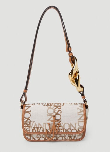 JW Anderson Chain Baguette Shoulder Bag Beige jwa0251024