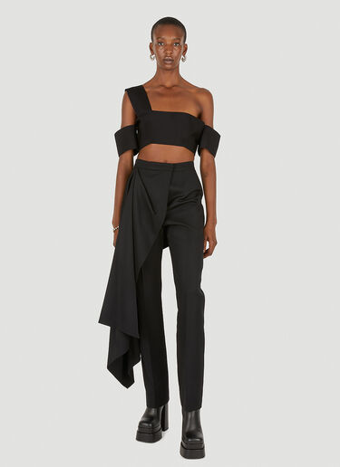 Alexander McQueen Bandage Top Black amq0250079