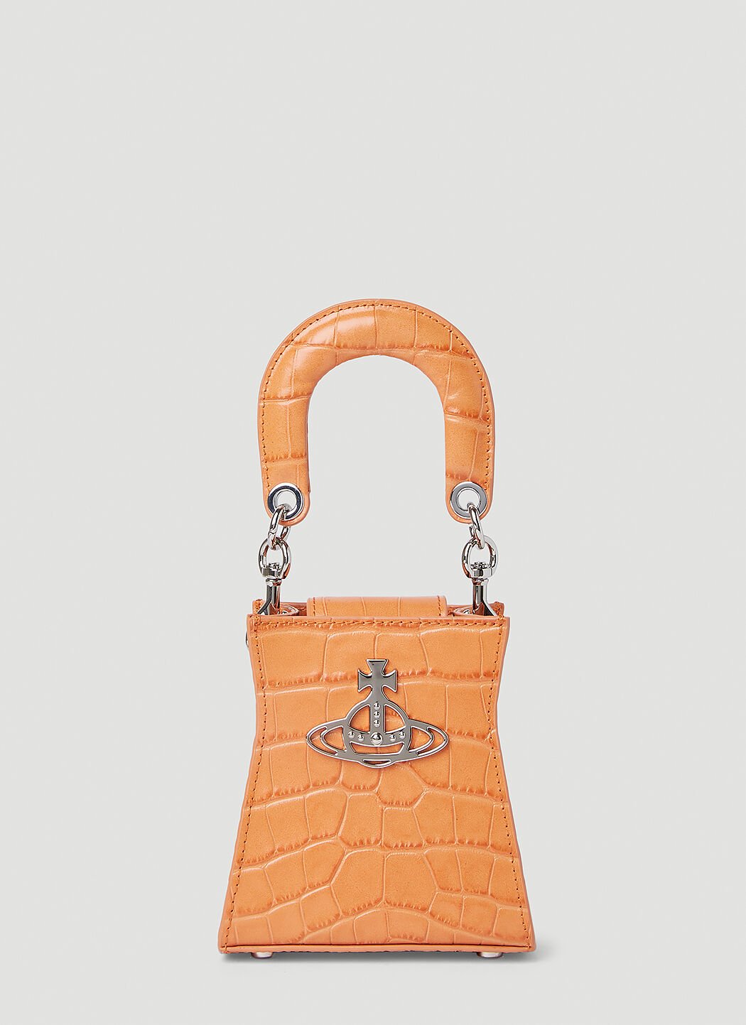 Vivienne Westwood Kelly Small Handbag in Orange LN CC