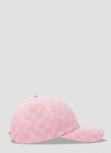 Gucci GG High Shine Baseball Cap Pink guc0154051