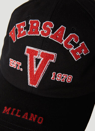 Versace Varsity Baseball Cap Black ver0151054
