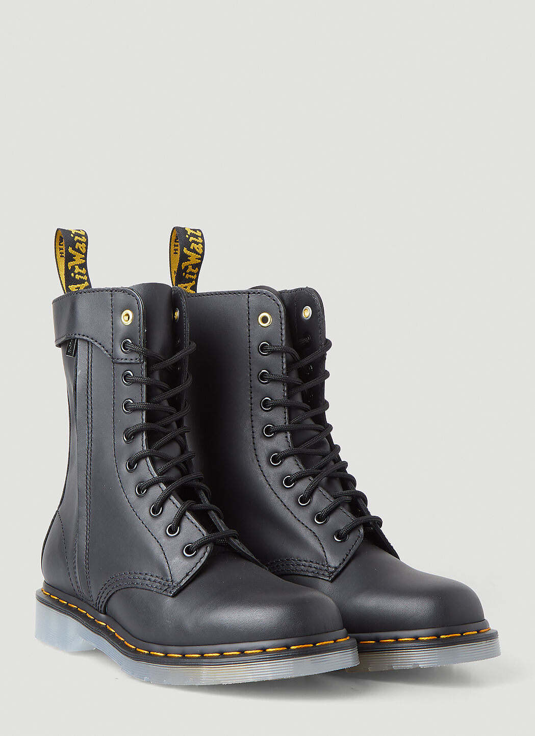 Yohji Yamamoto x Dr Martens 1490 High Top Boots in Black | LN-CC®