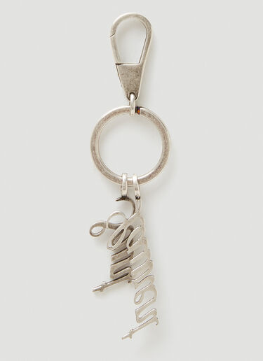 Logo Keychain Saint Laurent Logo Keychain Silver sla0147071