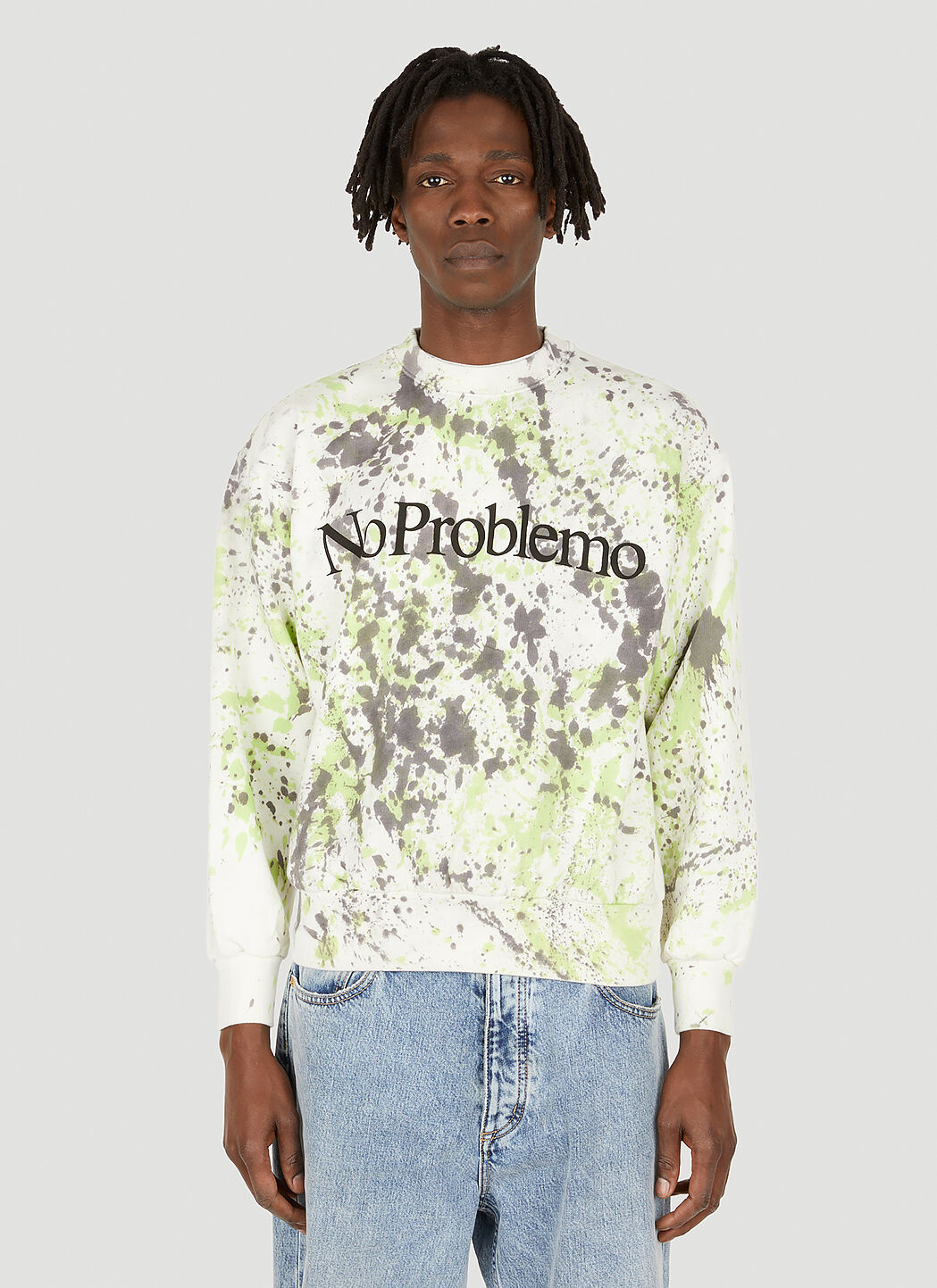 Aries No Problemo Spray-Dye Sweatshirt ブラック ari0154009