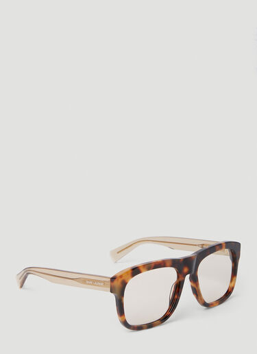 Saint Laurent Tortoiseshell Glasses Brown sla0151111