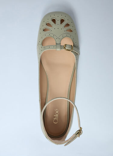 Chloé Misty Ballerina Flats Beige chl0262028
