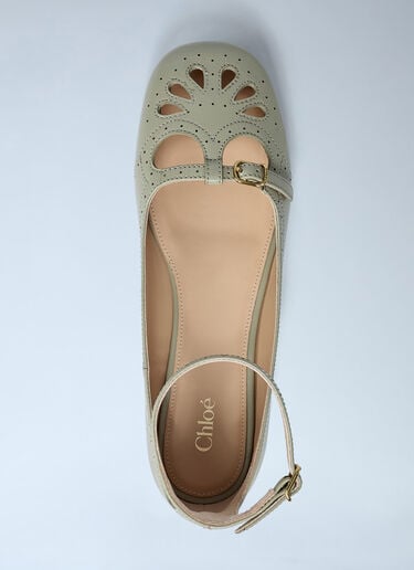 Misty Ballerina Flats Chloé Misty Ballerina Flats Beige chl0262028