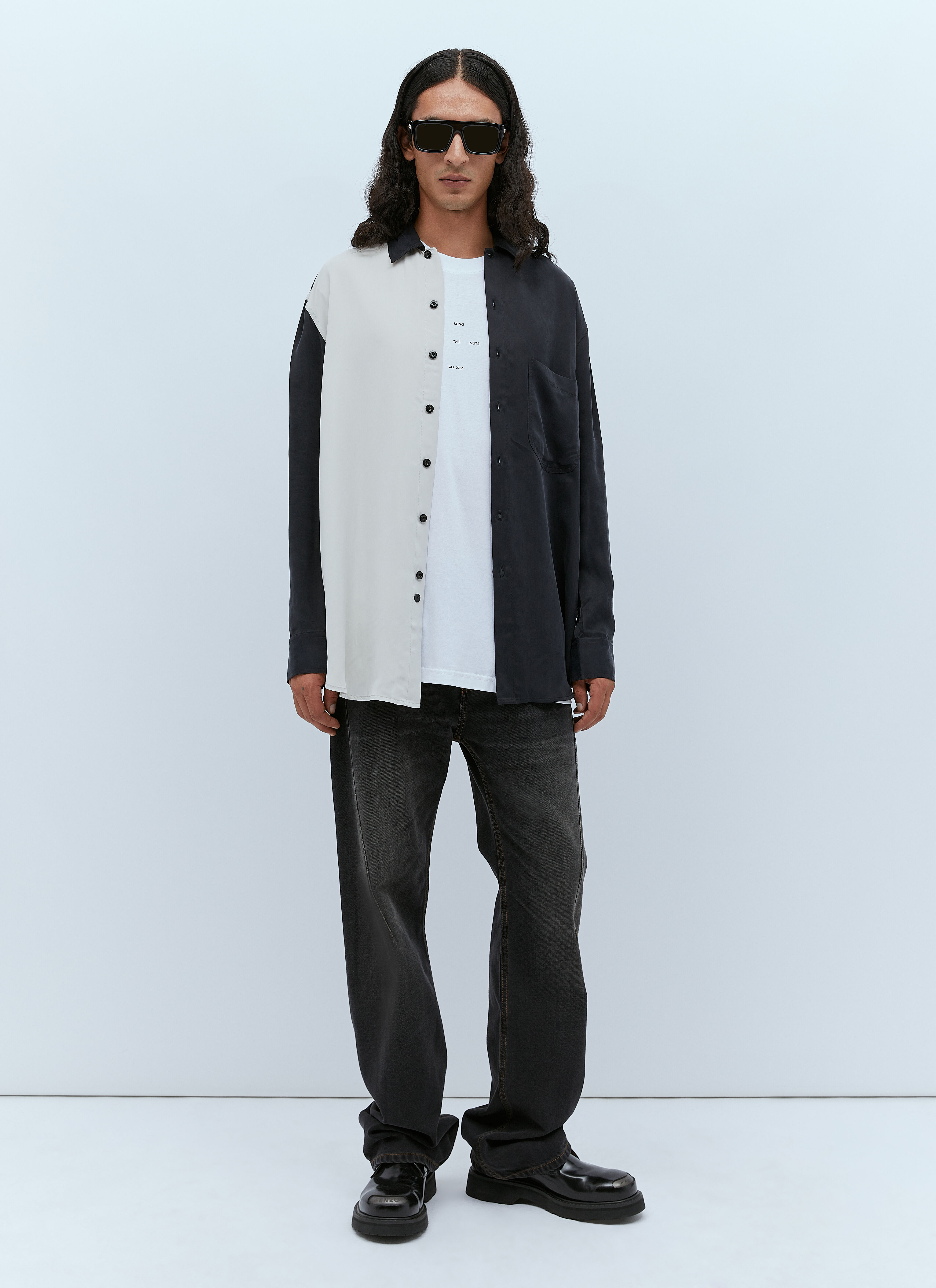 Jil Sander+ Oversized Logo Print T-Shirt Black jsp0149011