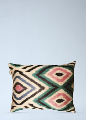 Les-Ottomans Geometric Pattern Decorative Cushion Multicolour wps0692041