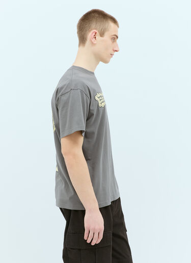 Brain Dead Brain Growth Tシャツ  グレー bra0154012