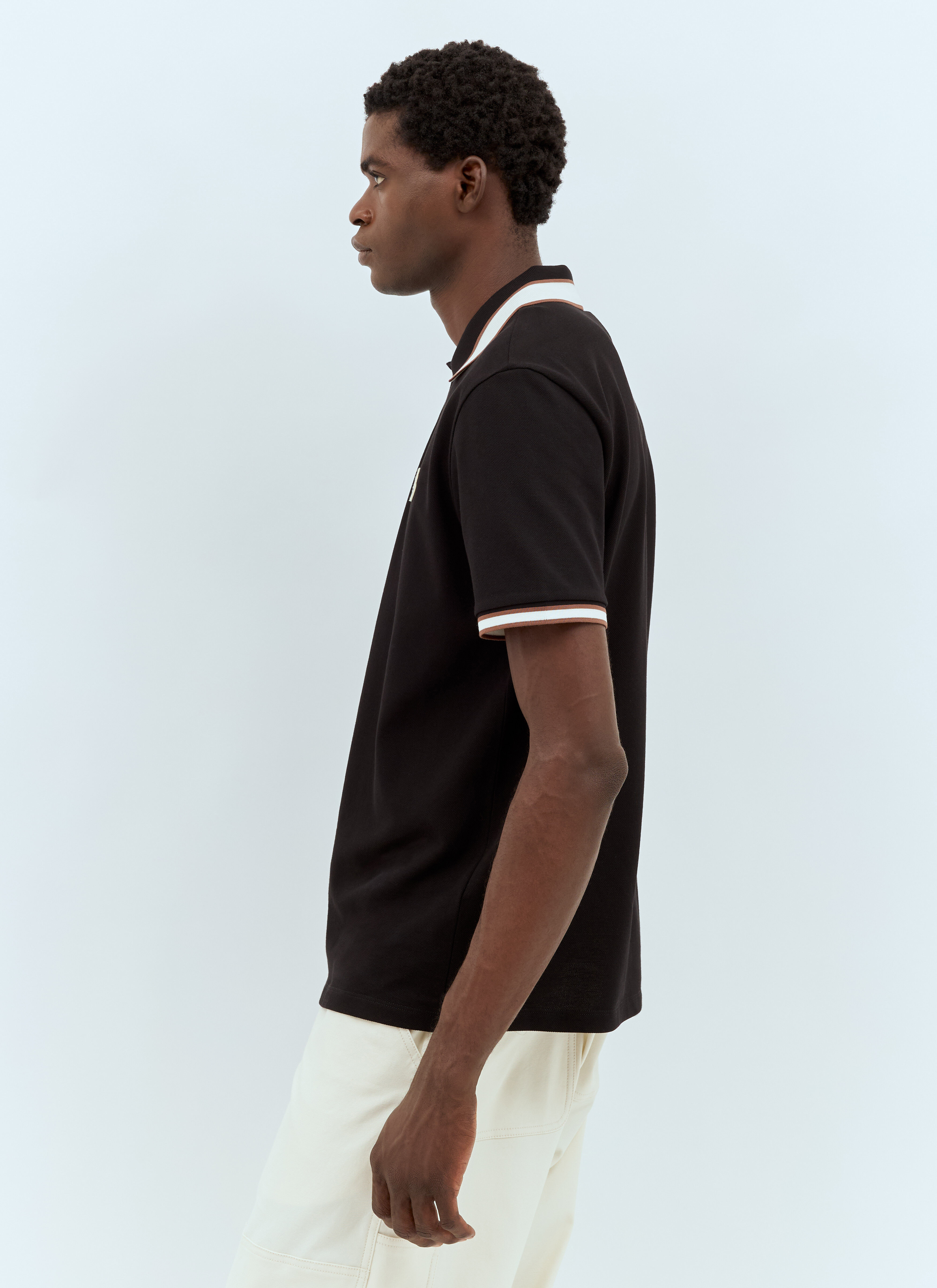 Moncler logo polo discount