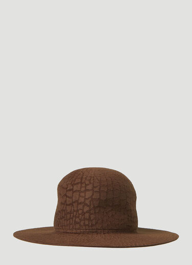 Flapper Anouk 宽檐帽 棕 fla0245010