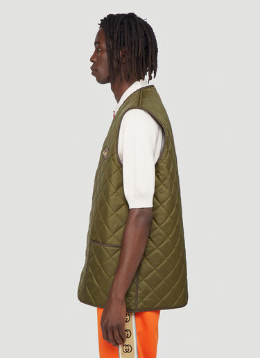 Gucci Quilted Gilet Green guc0141100